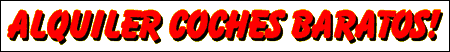 ALQUILER COCHES BARATOS